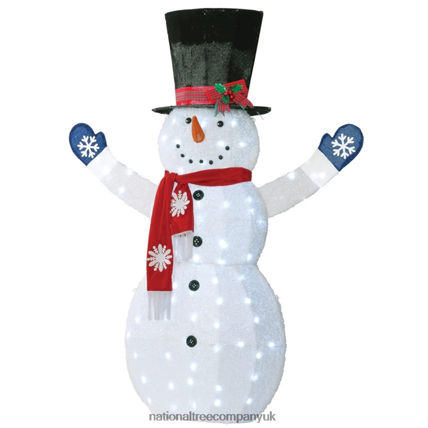 decoration | National Tree Company 72\ Snowman Decoration with White LED Lights F2L4F601